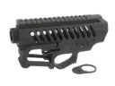 APS EMG F1 BDR-15-3G Full CNC Metal Receiver Set - Black (Licensed by F1)
