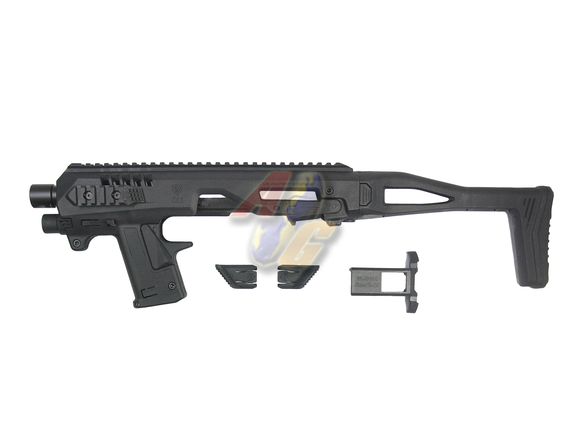 CAA Airsoft Divison MICRO RONI Pistol-Carbine Conversion Kit - BK