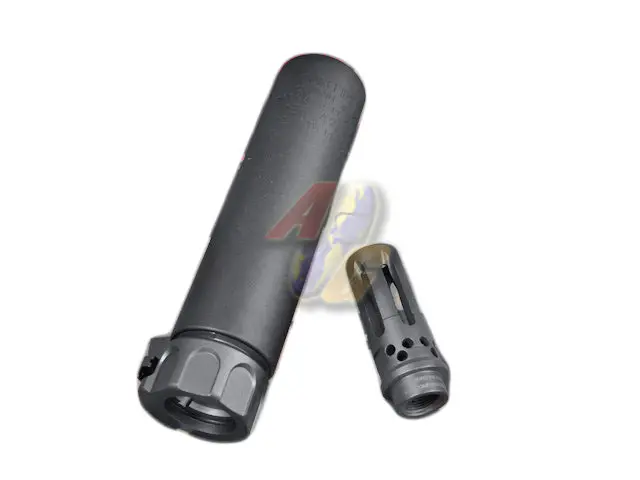 Airsoft Artisan SF Style 5.56 Muzzle Brake with COMP Flash Hider (Black)