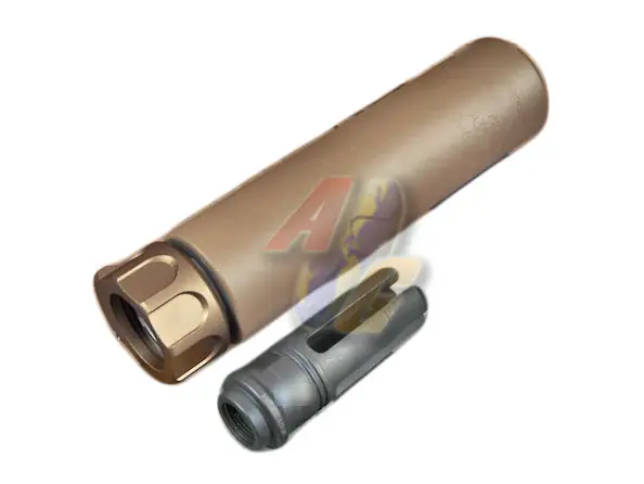 Airsoft Artisan SF Style 5.56 Muzzle Brake with 4 Prong Flash Hider (DE)