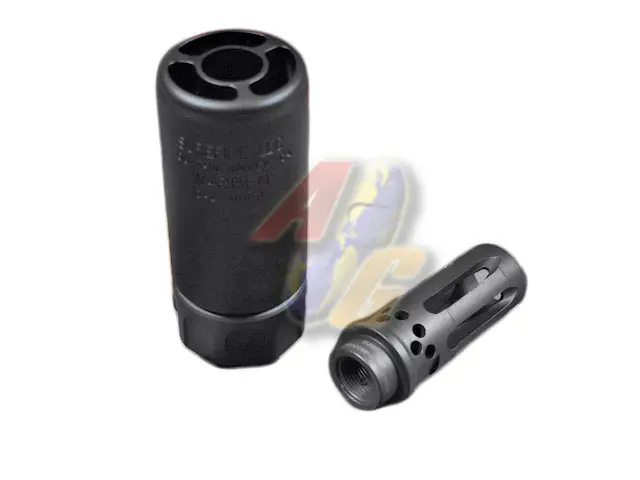 Airsoft Artisan SF Style Muzzle Brake with Flash Hider (Black)