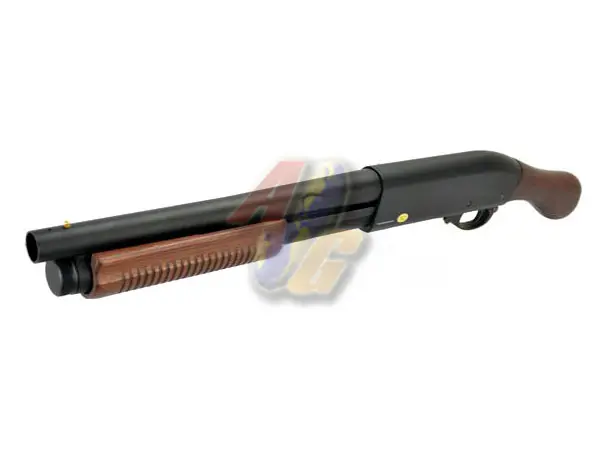 Golden Eagle Sawed-Off M870 Gas Pump Action Shotgun - Real Wood