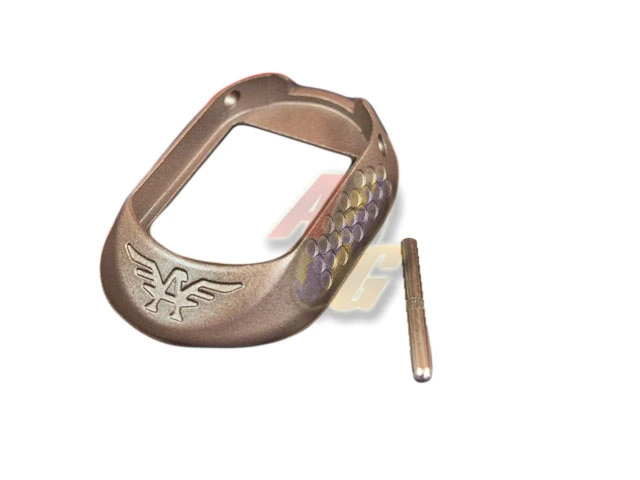 [AW-PT-0078] Armorer Works HX Flared Magwell for Hi-Capa GBB Series - Engraved (Tan)