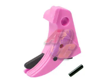 Guarder Ridged Trigger for Tokyo Marui/ KJ/ HK/ WE Glock GBB Series - Pink