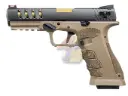 APS Shark Full Auto Co2 4.5mm Steel Pellet GBB Pistol (Dark Earth)