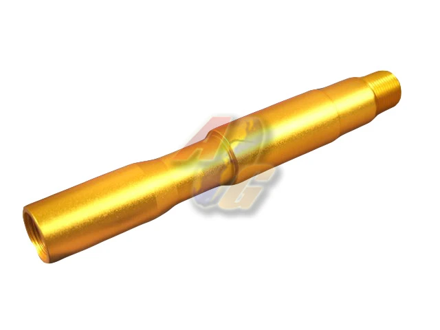 [SL-00-351B] SLONG Aluminum Extension M4 117mm Front Outer Barrel - Golden (14mm-)
