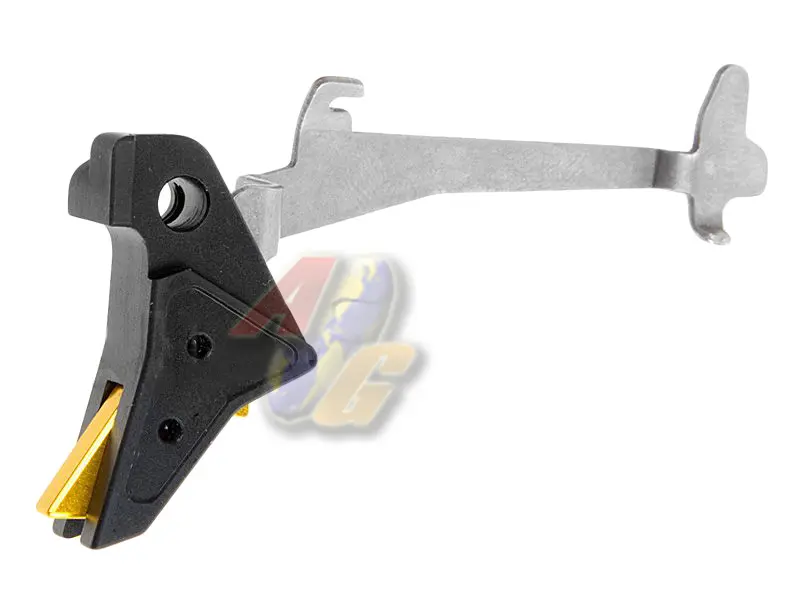 APS ACP S-Style Flat Trigger Set for APS ACP Series GBB (Black)