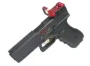 AG Custom WE G17 GBB with AG-K FlipDot Folding Red Dot Sight ( Red )