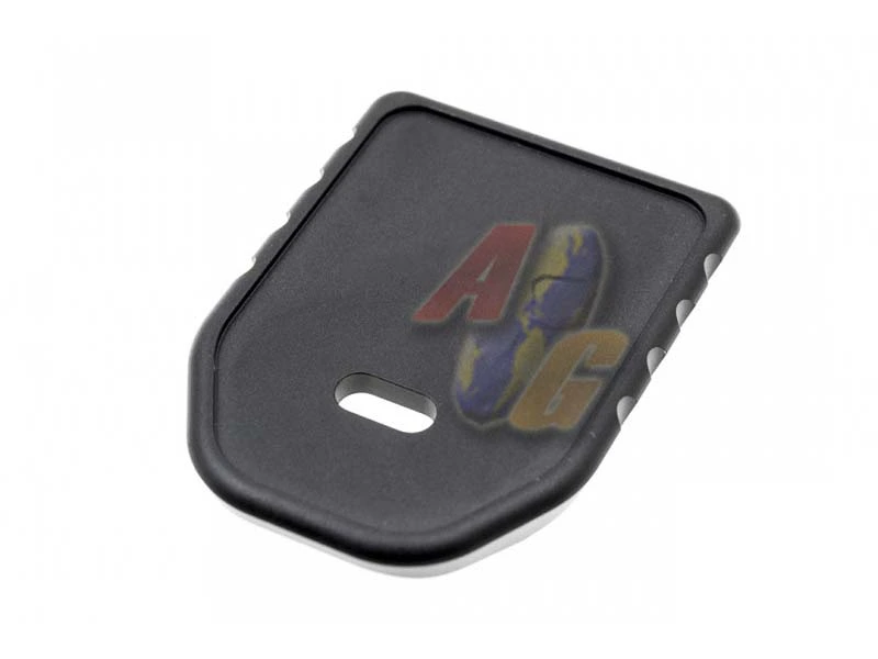 [CCT-VAMBP-BK] C&C Tac CNC Aluminum Magazine Base Pad for Tokyo Marui/ WE Glock GBB Magazine Series - V Style (Black)