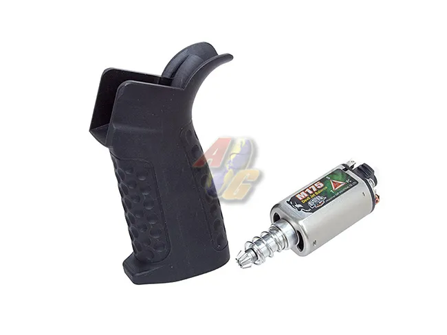 G&P MOTS Heat Sink Grip Devil Jet Kit for Tokyo Marui, G&P M4/ M16 AEG Series (Ball Ball, Black)