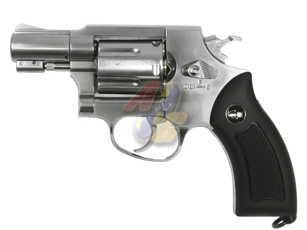 [WG-GP-733S-B] WG 733B 2inch 6mm Co2 Revolver  (Silver)