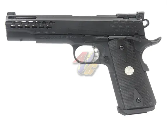Army Armament M1911A1 Mini KeyMod Texture GBB - Black