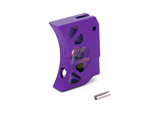 AIP Aluminum Trigger for Tokyo Marui Hi-Capa Series GBB (Type J) (Purple) (Long)