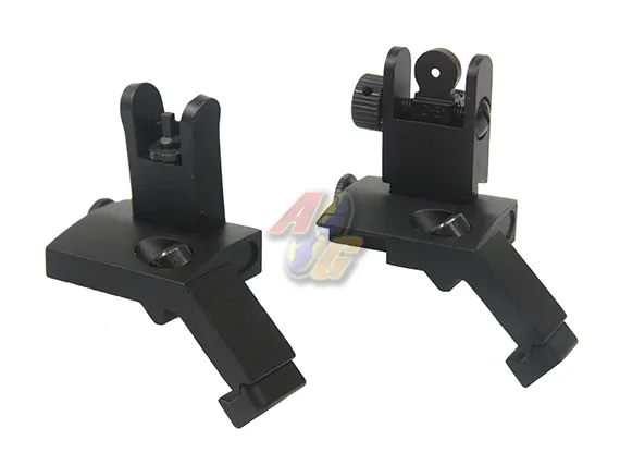 Army Force Offset Flip-Up Back Up Sight for 20mm Rail