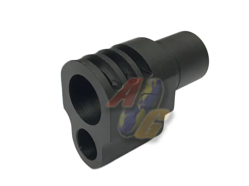 Double Bell Punisher Style Compensator for Double Bell, Tokyo Marui, WE 1911 Series GBB (Black)