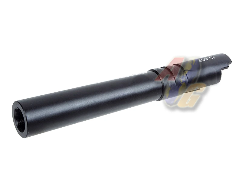 [KF51-203A] Kung Fu Airsofty CNC Aluminum Outer Barrel for Tokyo Marui Hi-Capa 5.1 GBB Series - Black
