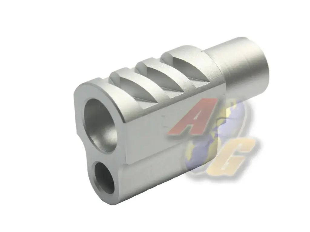5KU M1911 Aluminum Compensator Type.2 for Tokyo Marui M1911 Series GBB (Silver)