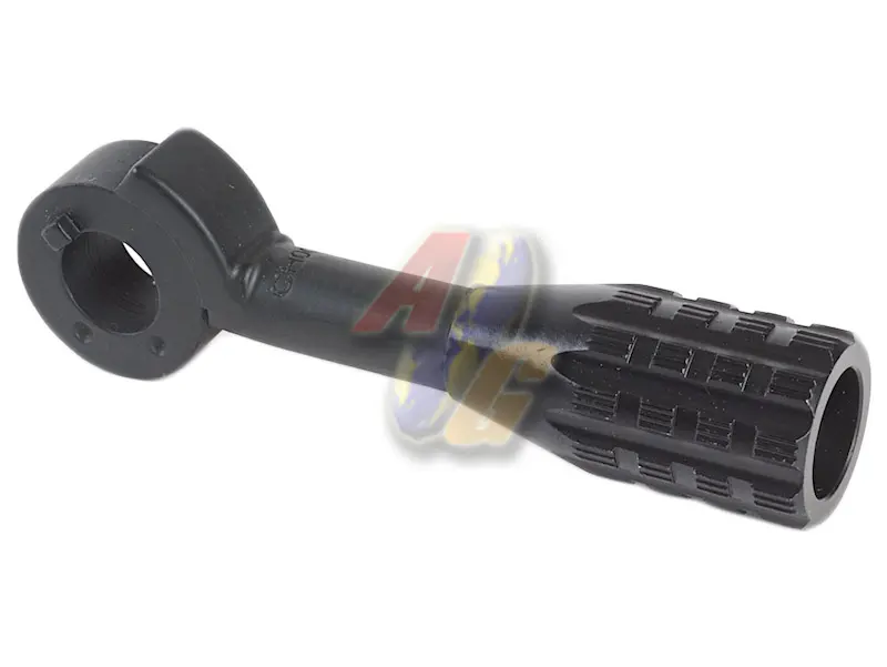 [ARES-GS-CH-16] ARES Zine Alloy CNC Cocking Handle for ARES Amoeba 'STRIKER' S1 Sniper Rifle (Matt Grey) (Type 3)