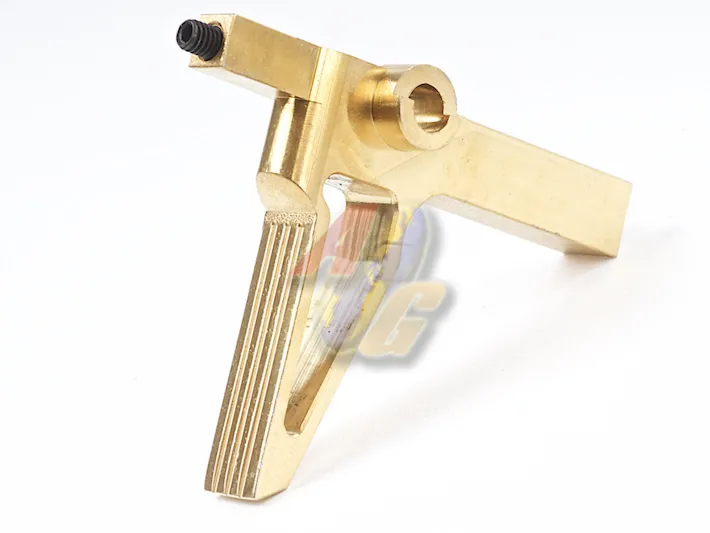G&P Stainless Steel Flat Trigger for G&P, WA M4/ M16 GBB Series (Gold)