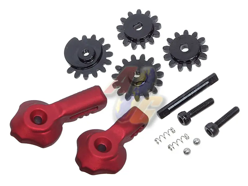 APS Phantom Ambi Fire Selector for APS M4 PER AEG Rifle (Red)