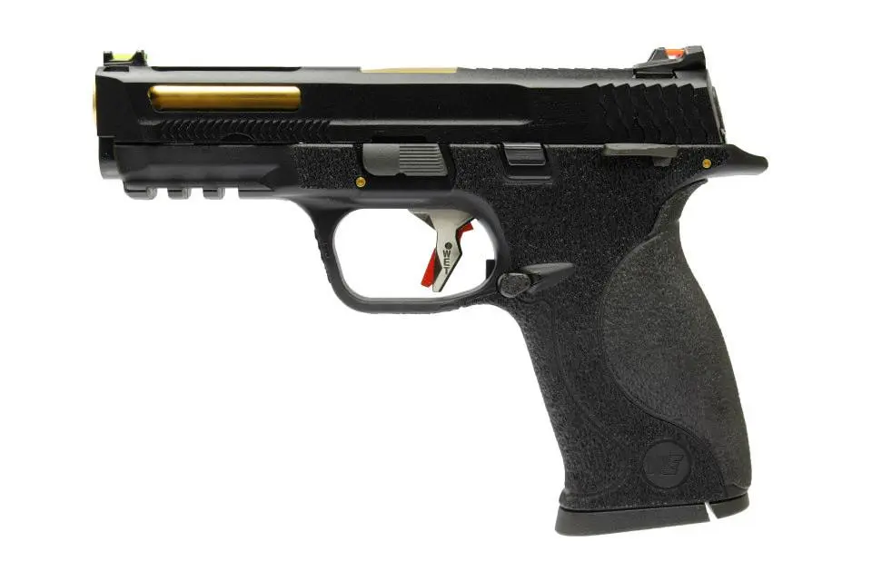 [WE-GP-0568] WE Toucan T1 B with Hold GBB - Black Slide, Gold Barrel, Black Frame