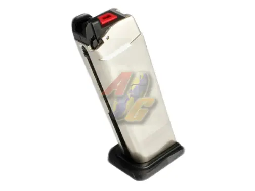 Armorer Works Hex Cut 25 Rounds Gas Magazine (Silver)