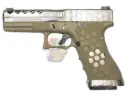 Armorer Works Hex Cut Signature H17 GBB Pistol (SV/ TAN)