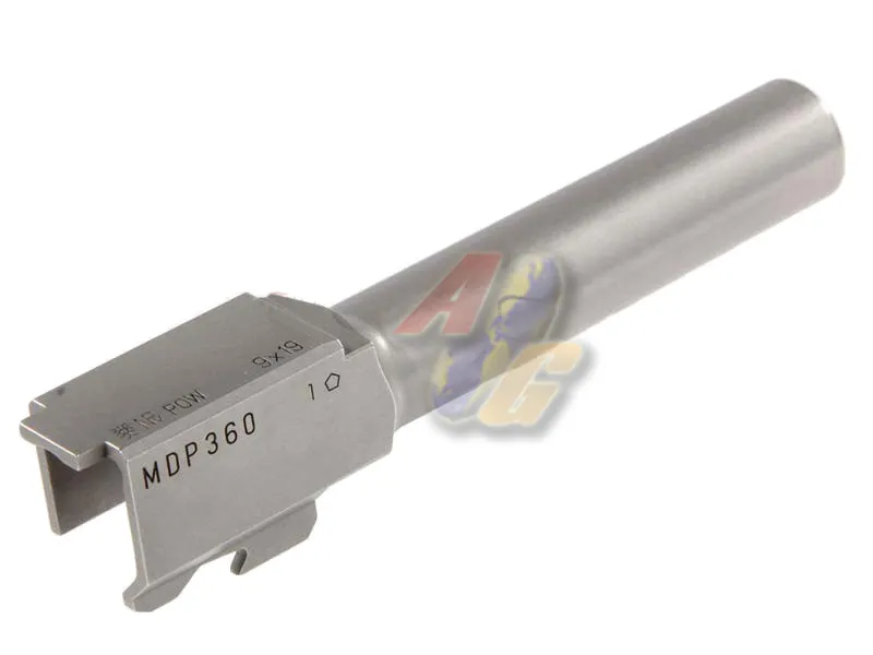 [GD-GLK-59-A-SV] Guarder CNC Stainless Outer Barrel for KJ G19/ G23 GBB Series