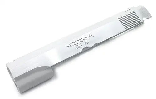 Guarder Springfield Aluminum Slide for Tokyo Marui Hi-Capa 5.1 Series GBB (Cerakote Hairline Silver)