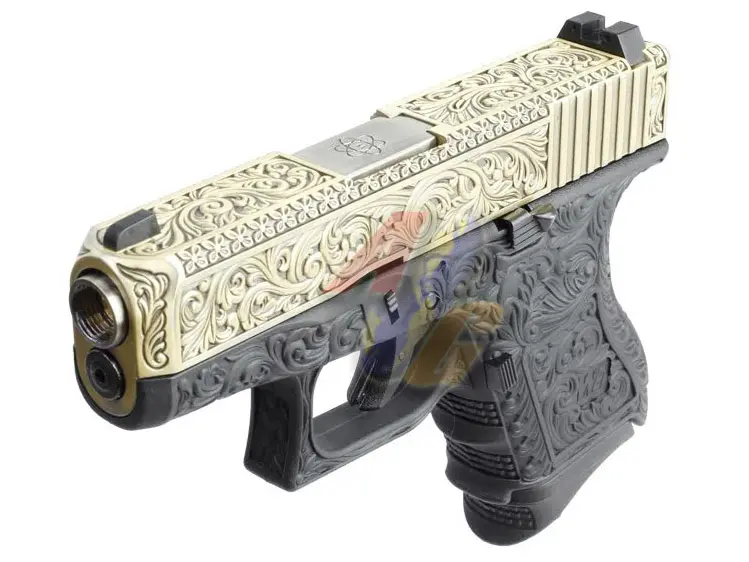 WE G27 Floral Metal Slide GBB - BK