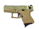 WE G26 Floral GBB ( TAN/ Metal Slide )