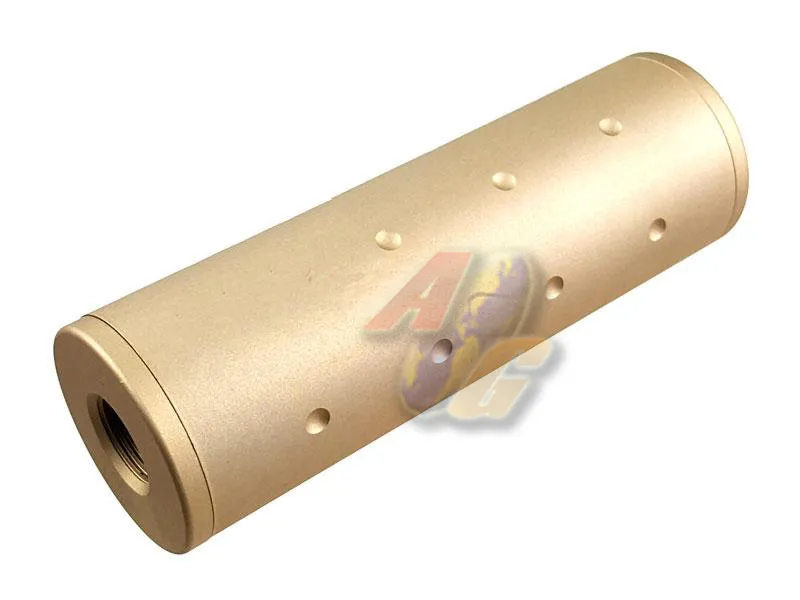 Army Force Stubby Airsoft Suppressor - Tan (14mm+/-)