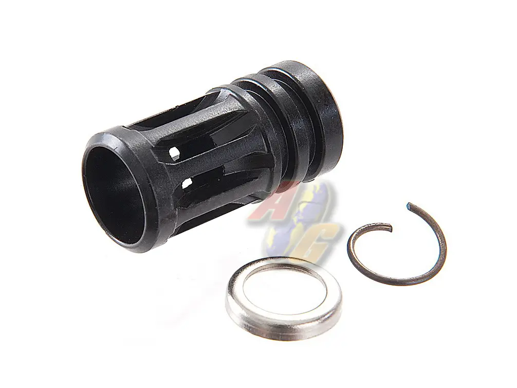 APS Bird Cage Flash Hider for ASR M4 Series AEG (14mm+)