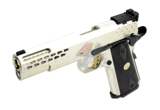 Army Armament M1911A1 Mini KeyMod Texture GBB - Silver