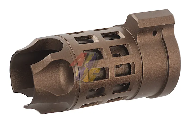 G&P Standard Iron Bars Flash Hider (Sand, 14mm+/-)