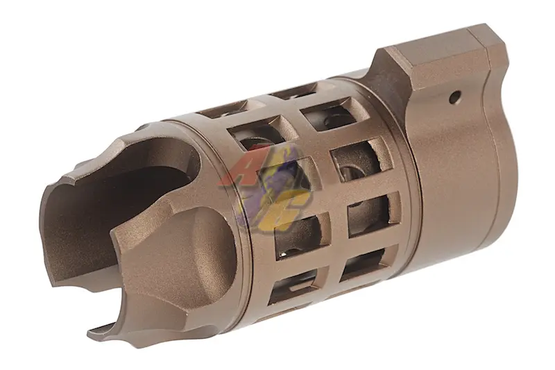 G&P Capture Iron Bars Flash Hider (Sand, 14mm+/-)