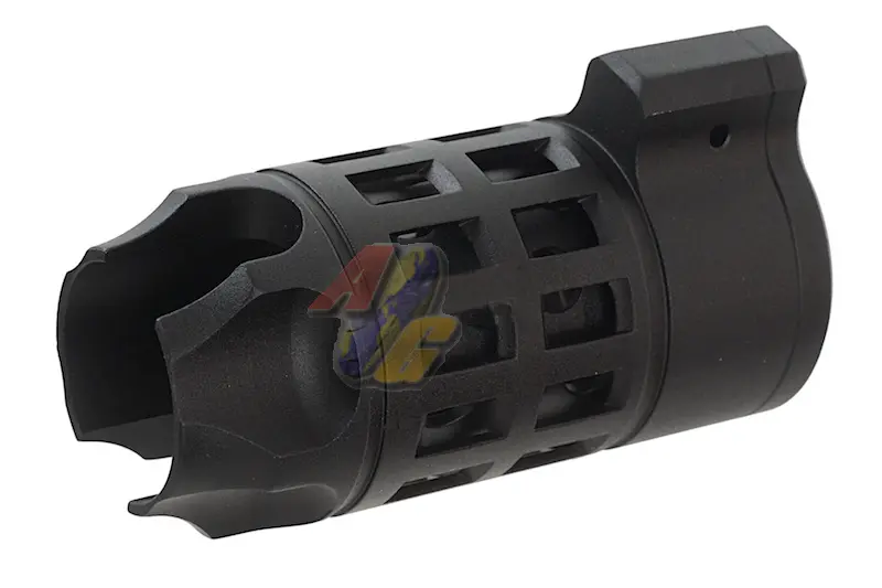 G&P Capture Iron Bars Flash Hider (Black, 14mm+/-)