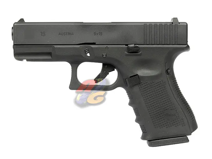WE G19 Gen4 Metal Slide GBB Pistol - BK
