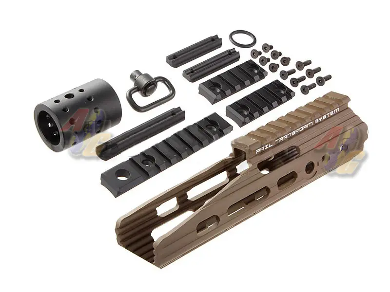 APS 8 inch CNC Guardian Rail Handguard Set (Dark Earth)