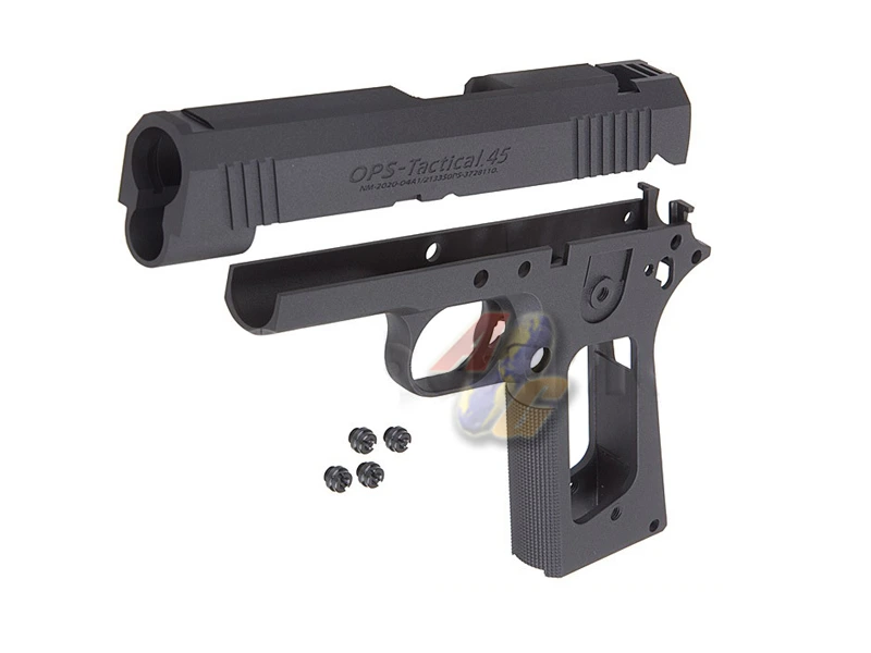 Guarder Aluminum Slide & Frame for Tokyo Marui Desert Warrior 4.3 - Black