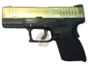 WE XDM .45 Compact 3.8 GBB ( Gold, Metal Slide, BK Frame )