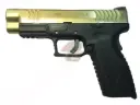 WE XDM .40 GBB ( Gold, Metal Slide, BK Frame )