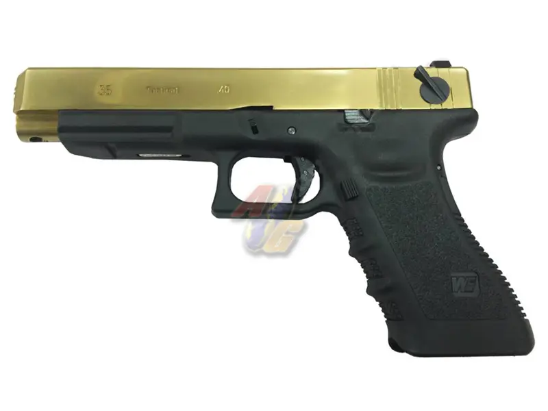 WE G35 GBB( Gold, Metal Slide, BK Frame )