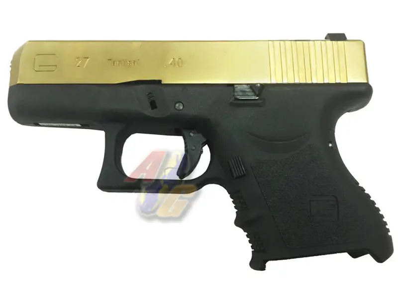 WE G27 GBB (Gold, Metal Slide, BK Frame)