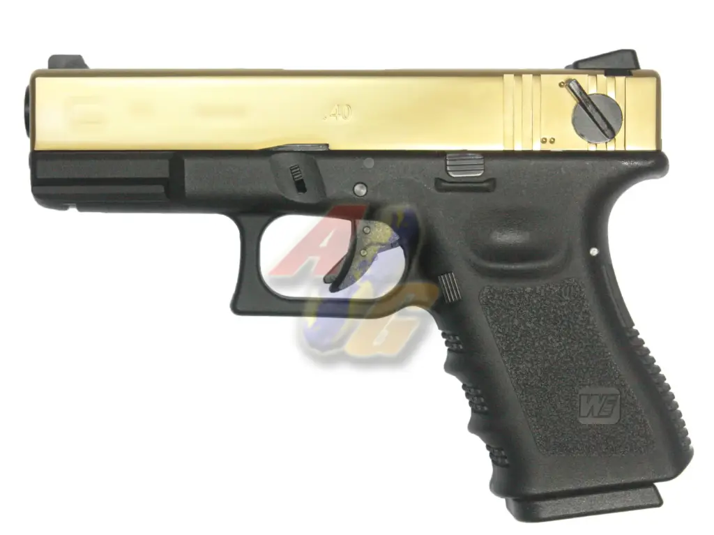 WE G23 GBB( Gold, Metal Slide, BK Frame )