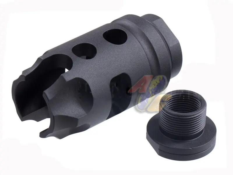 G&P MOTS Tac Style Flash Hider (Shorty/ Black)