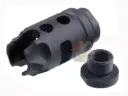 G&P MOTS Tac Style Flash Hider (Shorty/ Black)