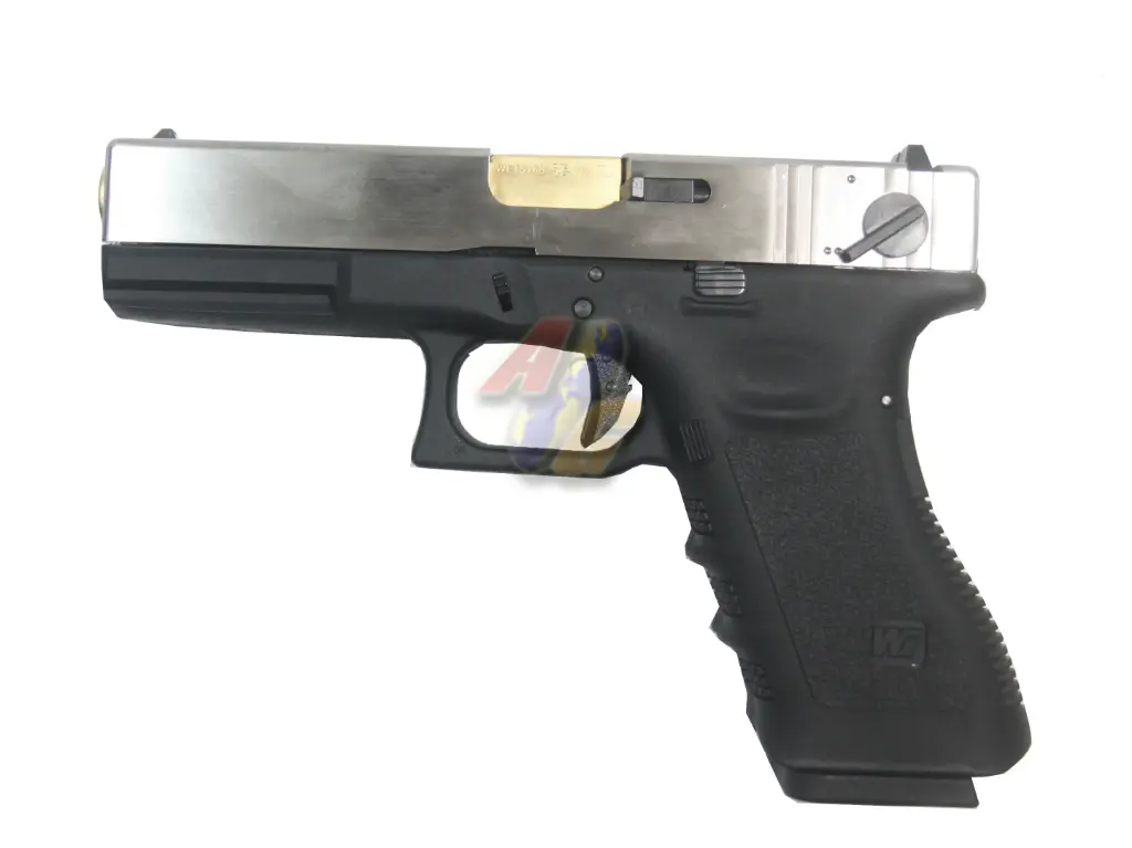 WE Double Barrel G18C GBB ( SV Slide, Golden Barrel )