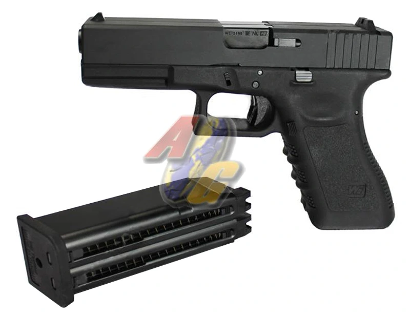 WE Double Barrel G17 GBB - BK