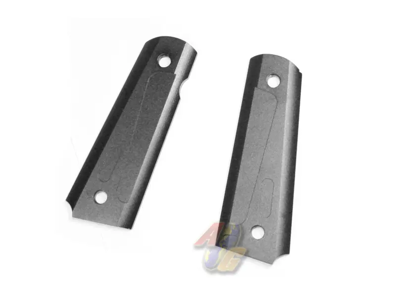 Army Force Aluminum Grip Cover for M1911A1 GBB Series (Black)